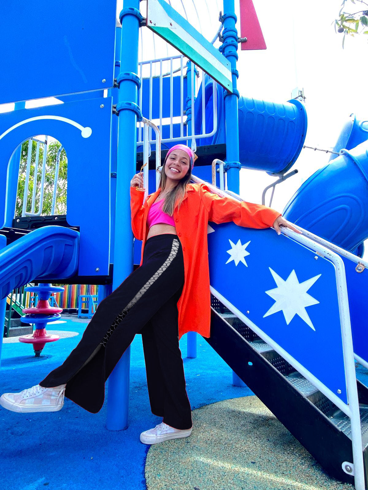 Pantalón mujer negro Noche de Viena Cosmic Bomb Bloomers